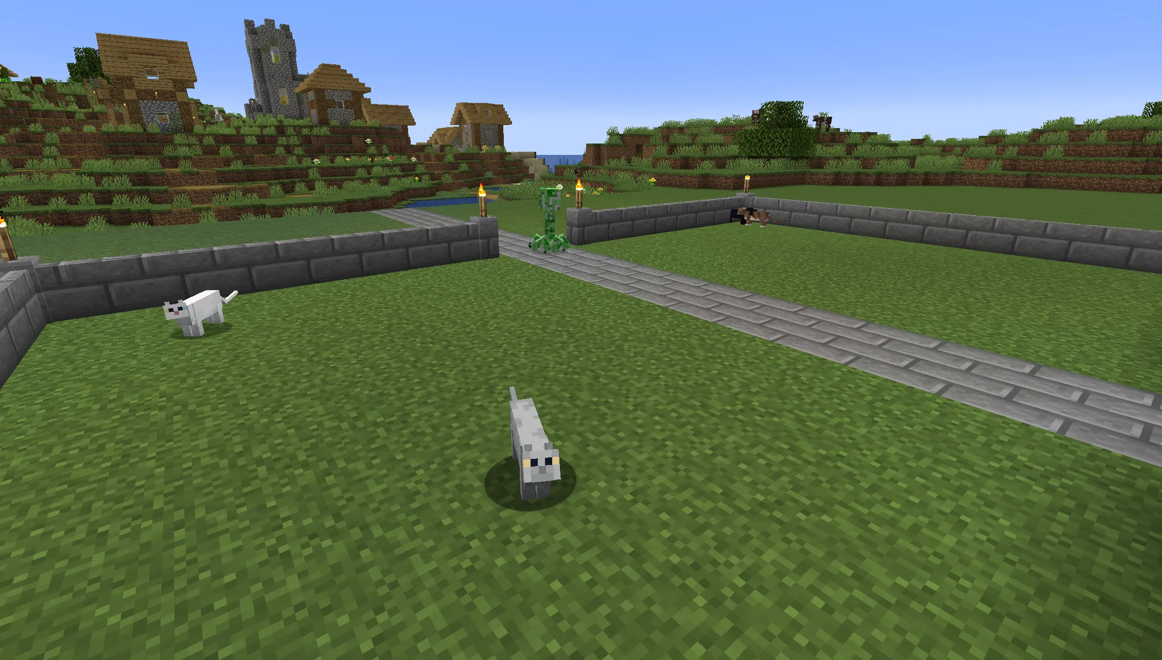 Cats for keeping creepers away