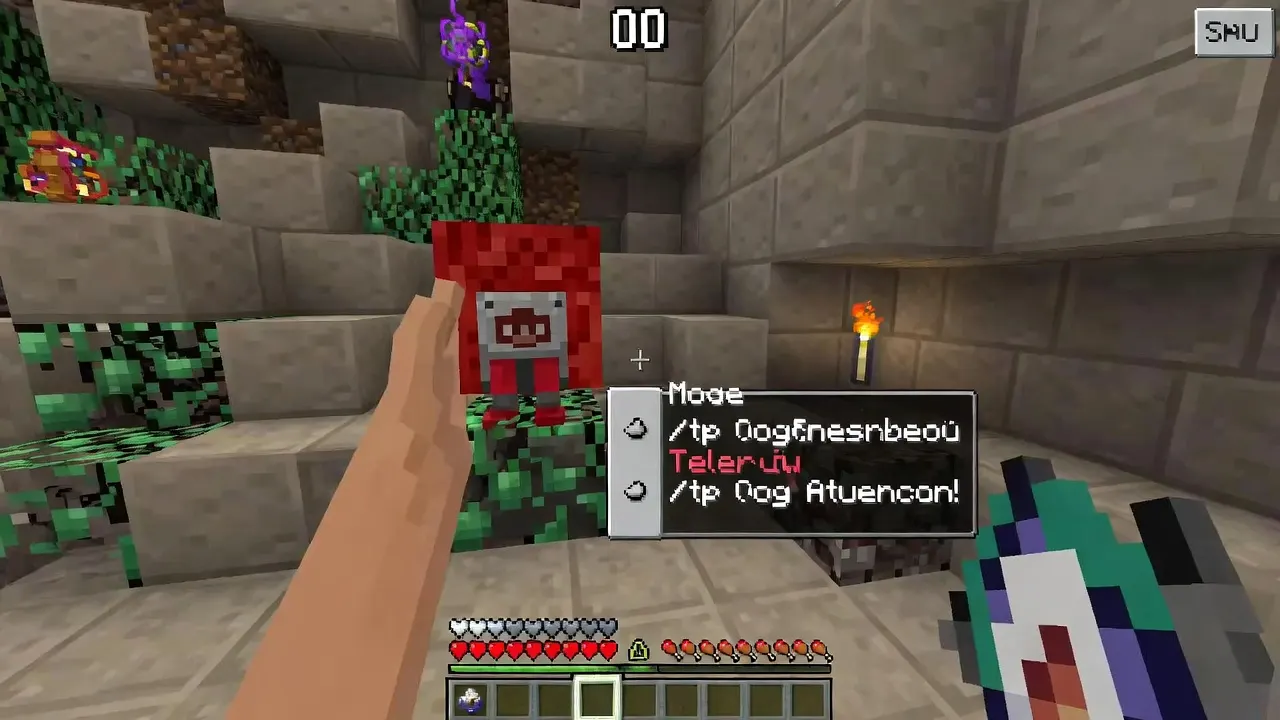 minecraft adventure mode command block example