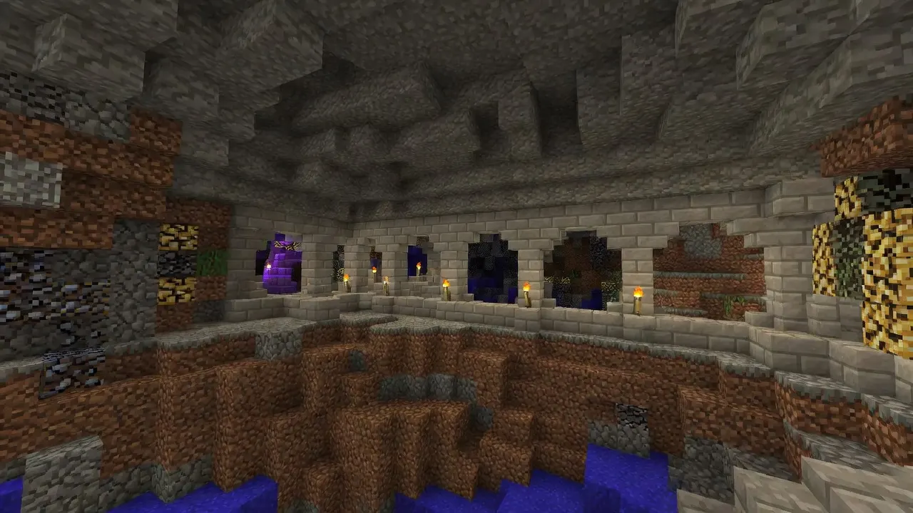 Finding stronghold using Spectator Mode in Minecraft