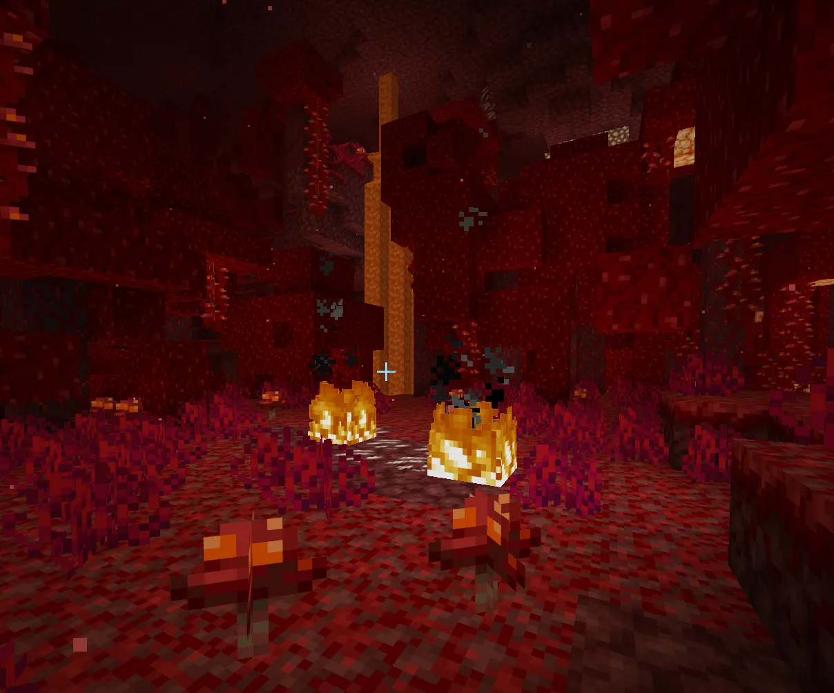 All Nether biomes in Minecraft are shown in one cinematic view