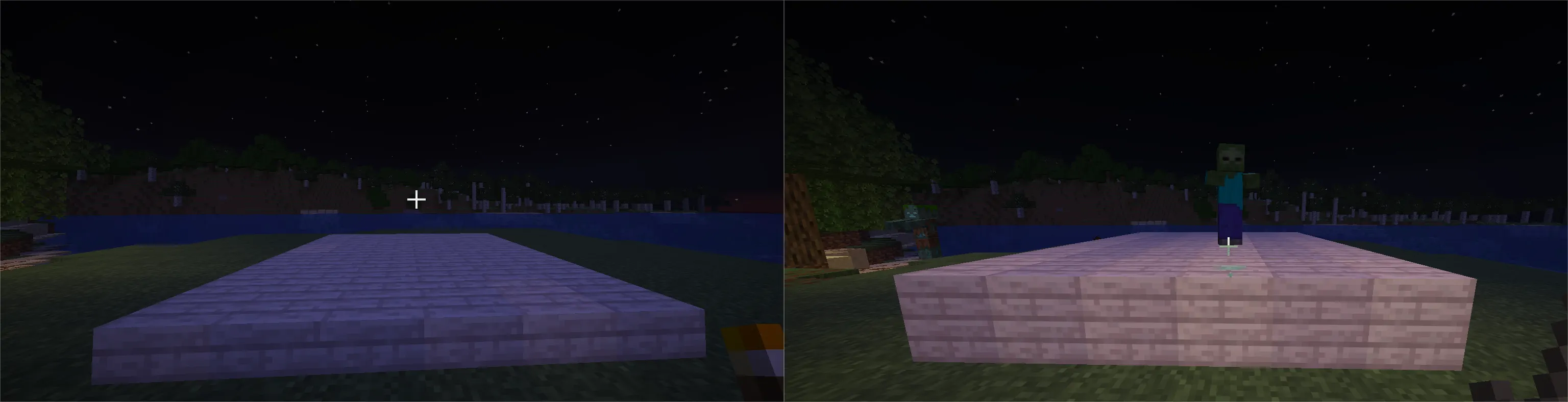 Top slabs allowing mob spawn while bottom slabs prevent spawning in Minecraft