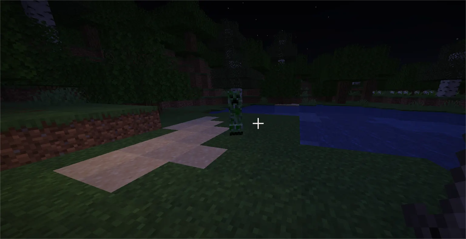 Minecraft creeper explosion safe distance survival tip