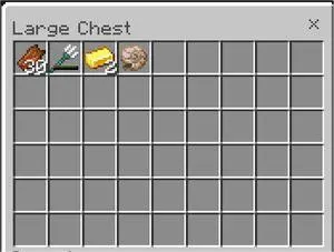Drowned mob drops including trident nautilus shell and rotten flesh in Minecraft inventory