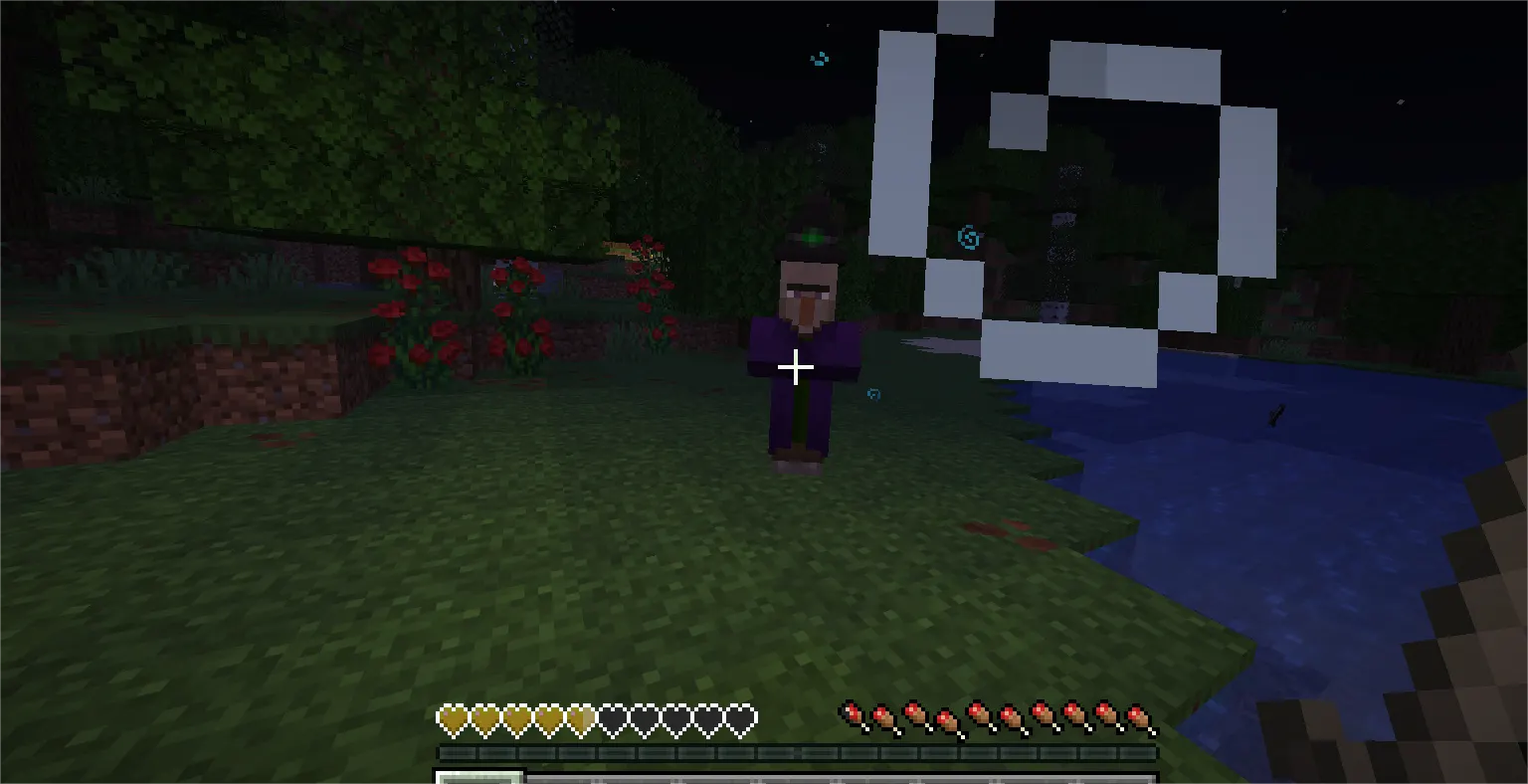 Witch healing with potion making early fight unwinnable in Minecraft