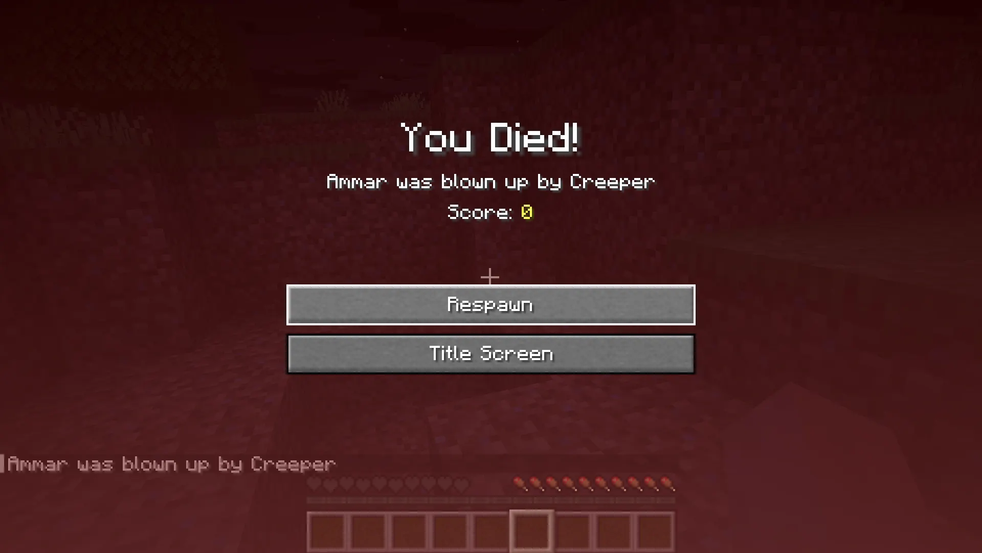 Minecraft player losing XP after death