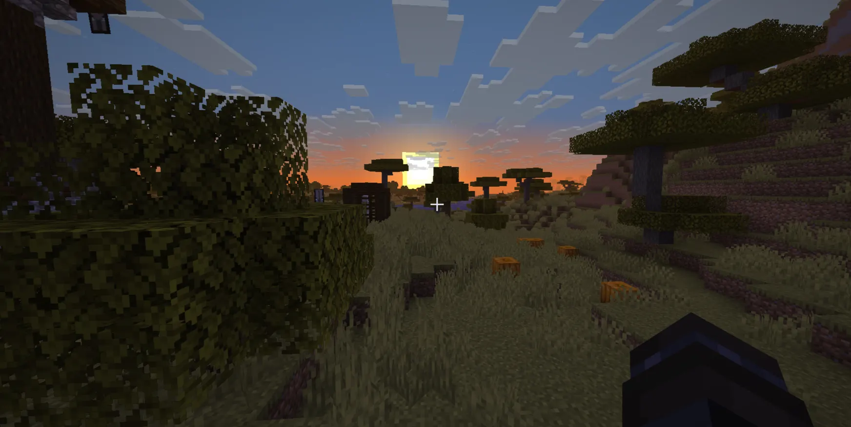 Minecraft first day survival no tools sunset beginner