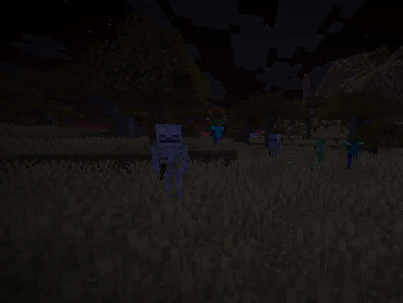 Minecraft mobs spawning in a dark area with no torches mistake