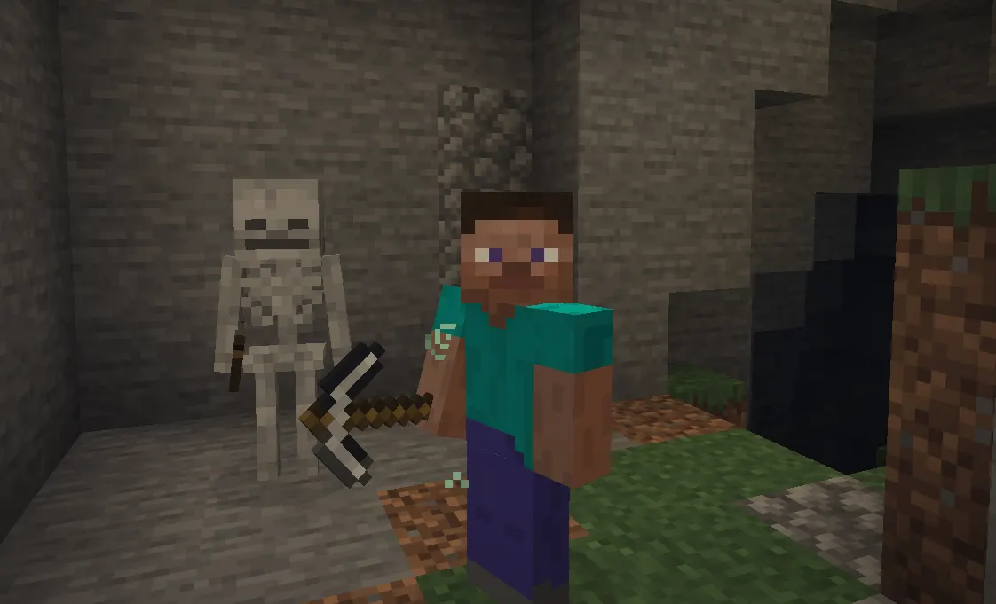 Minecraft Mending enchantment repairing tools using XP orbs