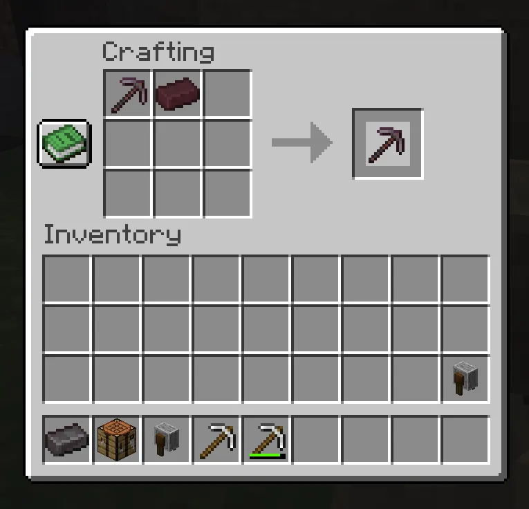 Minecraft anvil too expensive repair error