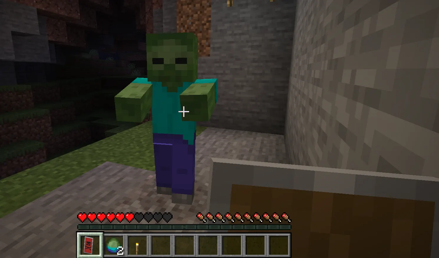Axe temporarily disabling a shield in Minecraft Java Edition combat