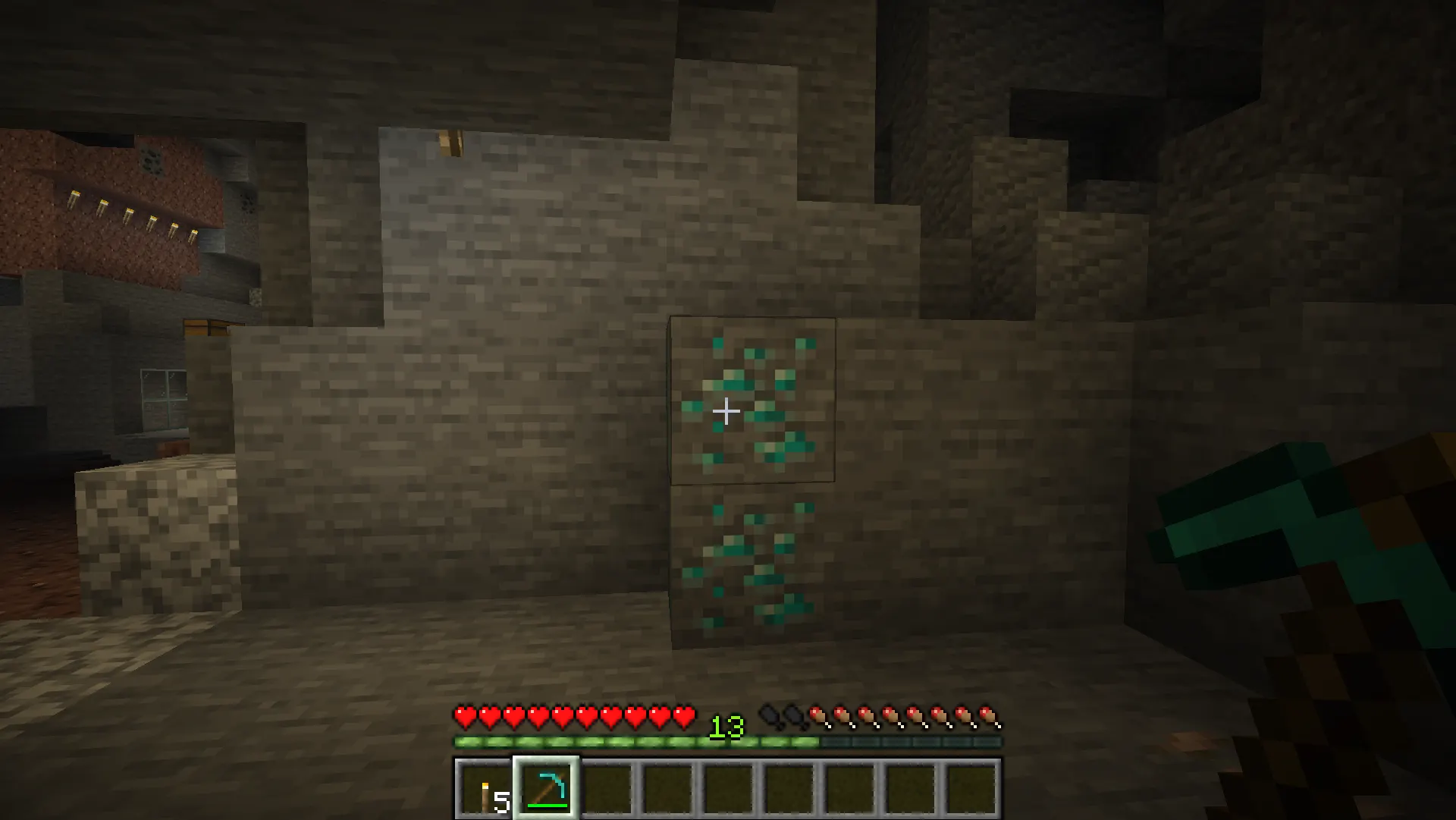Best Y level for finding diamonds in Minecraft at Y -53