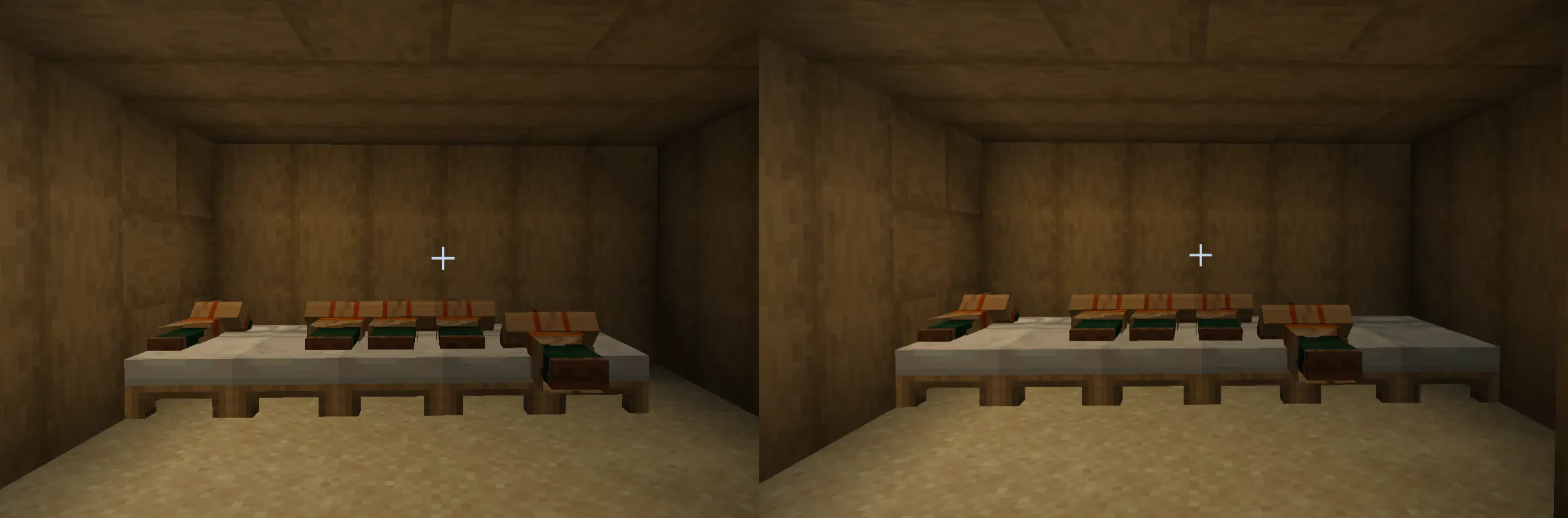 Minecraft villager population cap showing required extra bed for breeding
