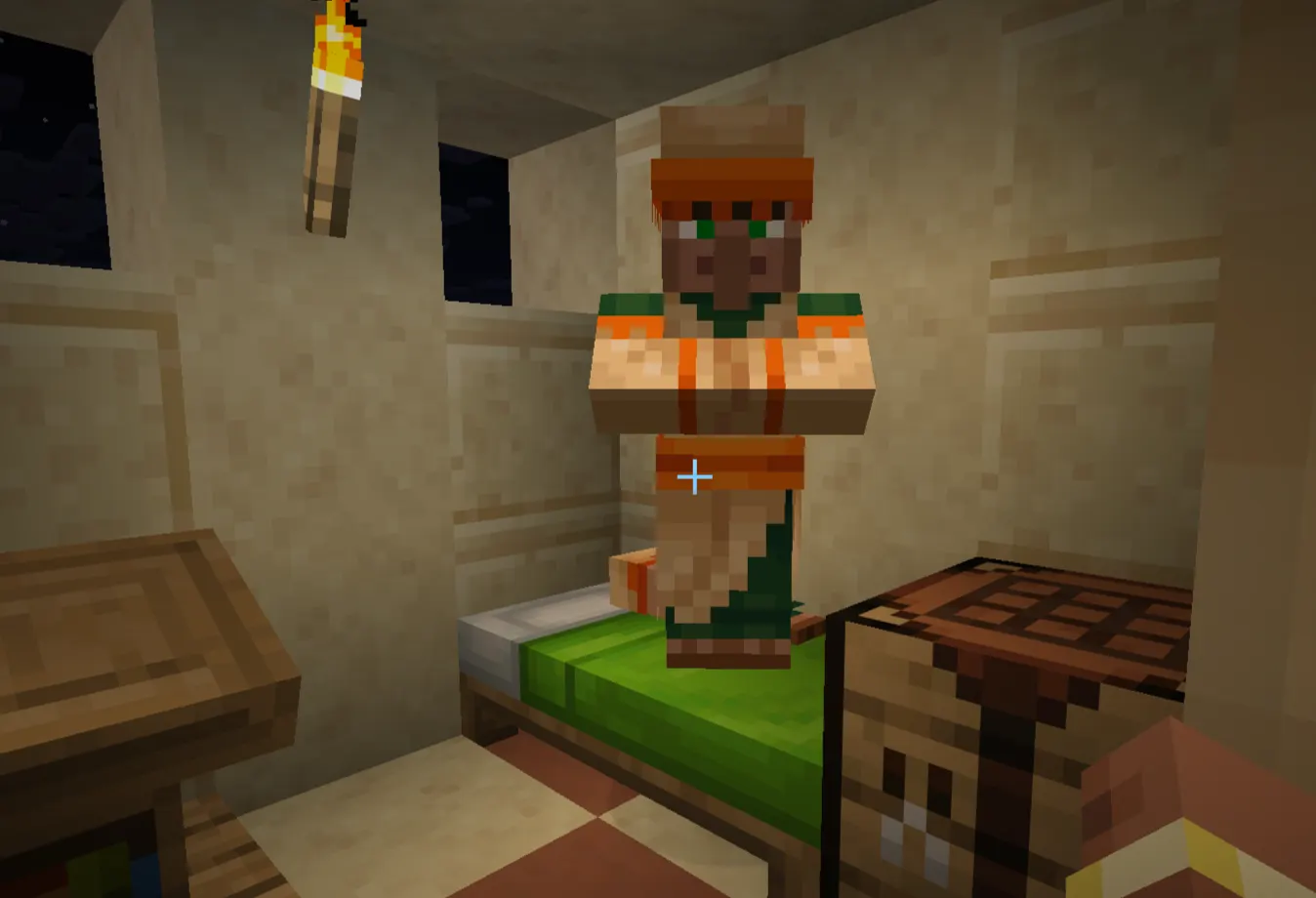  Unemployed villager and lectern setup for getting Mending quickly