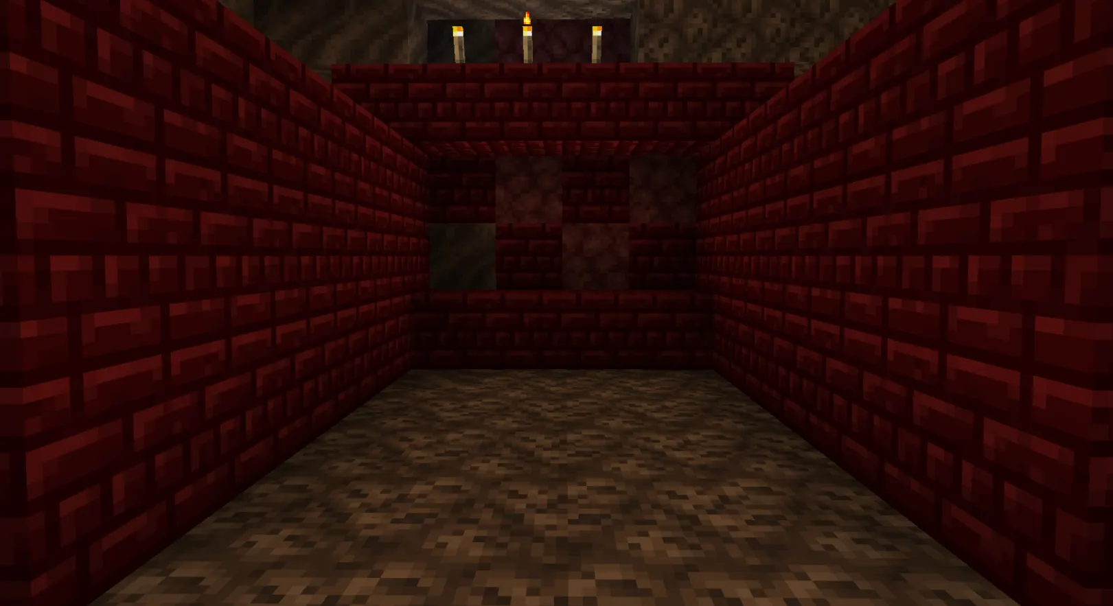 Nether Wart room inside a Nether Fortress