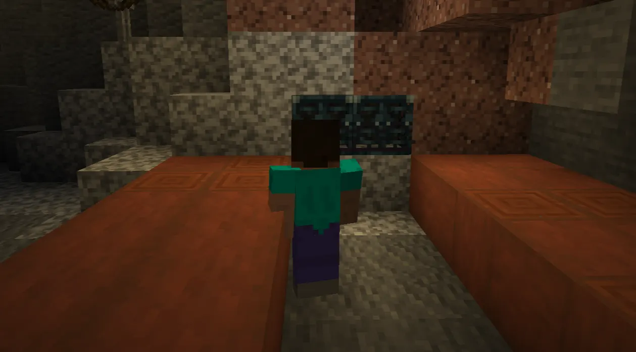 Getting diamonds from Trial Chamber vaults in Minecraft