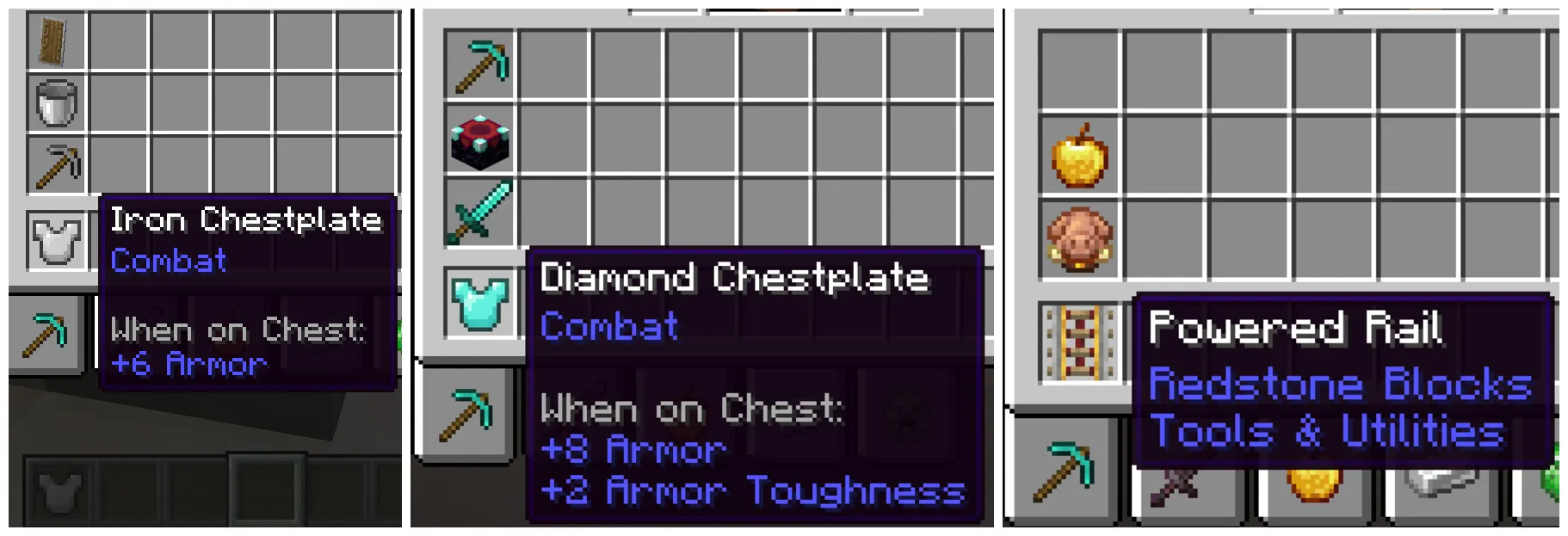 Minecraft iron diamond and gold resource priorities