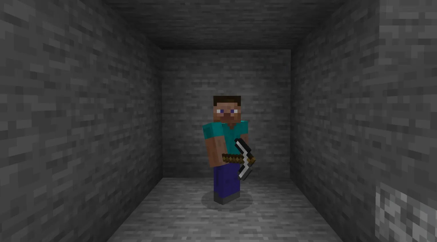 Minecraft branch mining for diamonds and iron