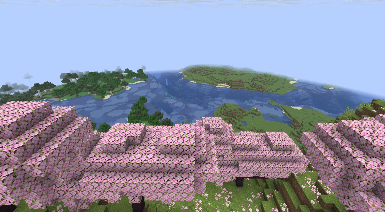 Taiga village with Ruined Portal in Minecraft 1.21 beginner seed