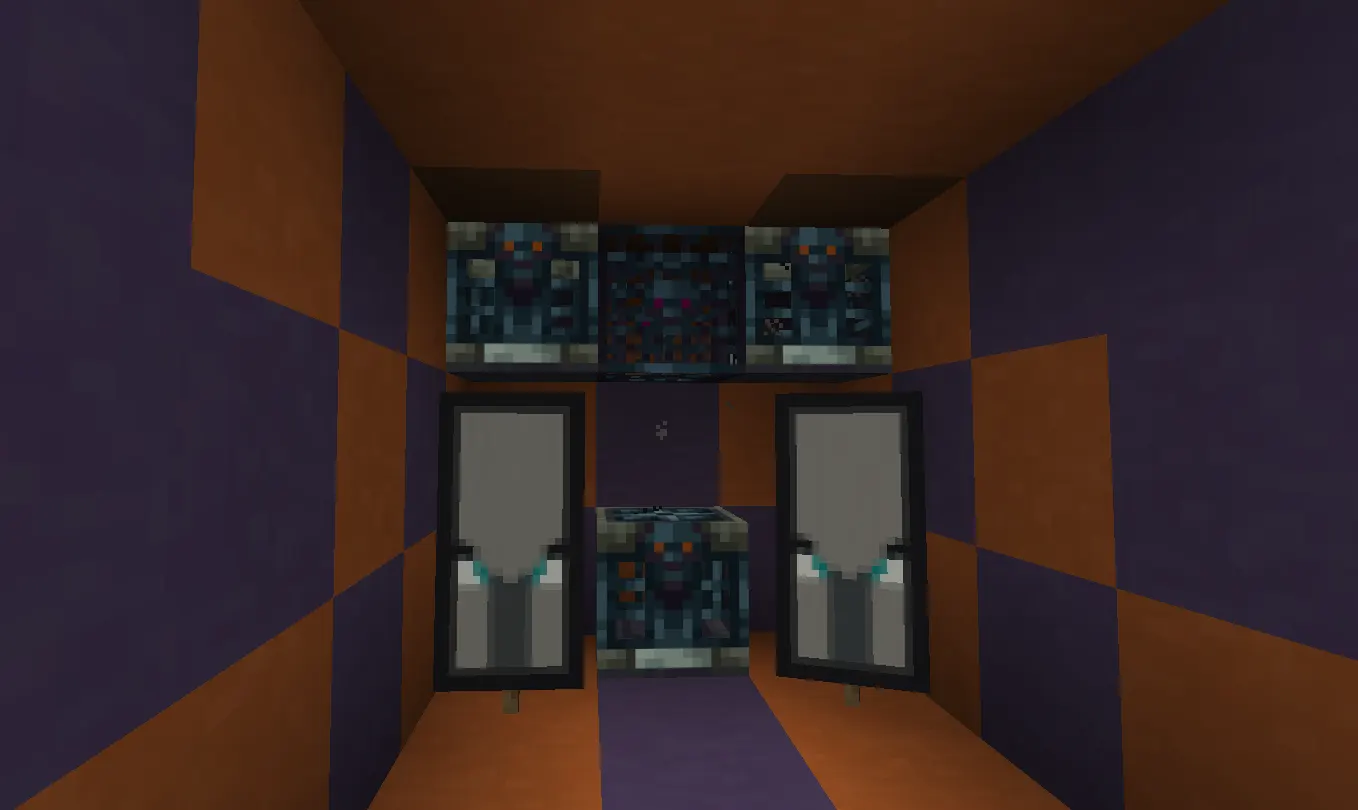 Trial Chamber underground structure with copper and tuff blocks in Minecraft