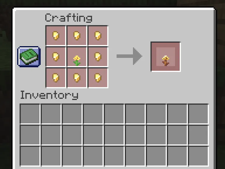 Crafting recipe for a name tag in Minecraft