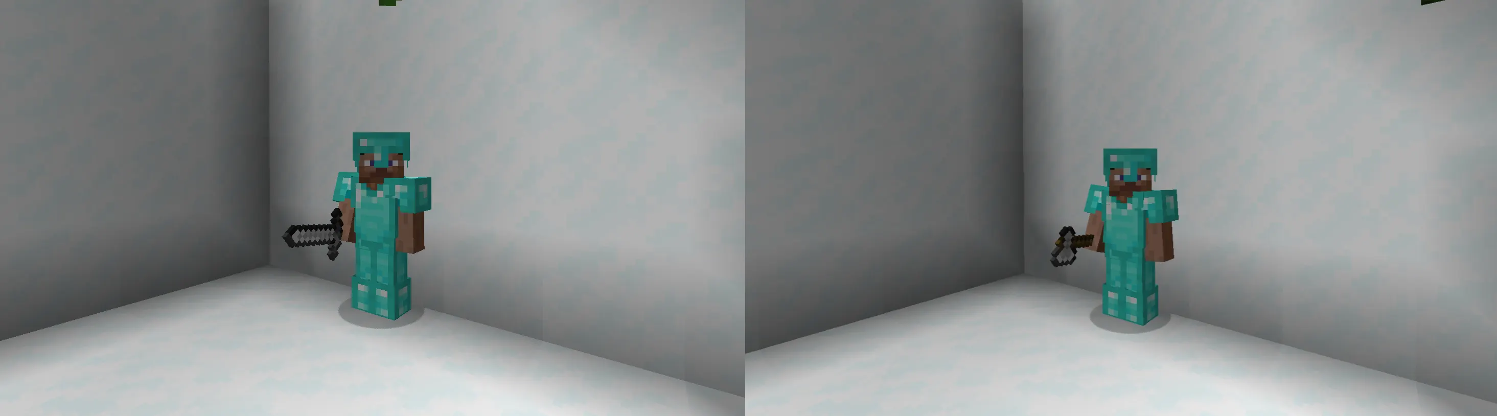Minecraft sword vs axe comparison chart showing damage speed and combat strengths