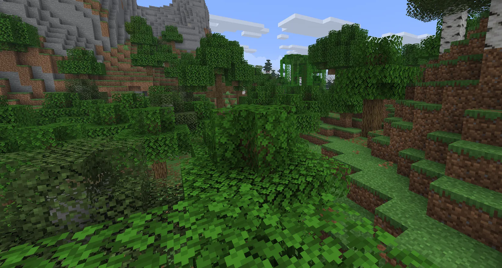 How to find a Jungle biome in Minecraft while exploring the Overworld