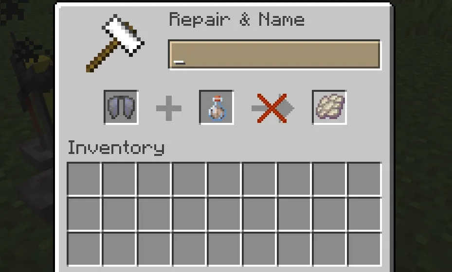 Phantom Membrane used to repair Elytra and brew Slow Falling Potions