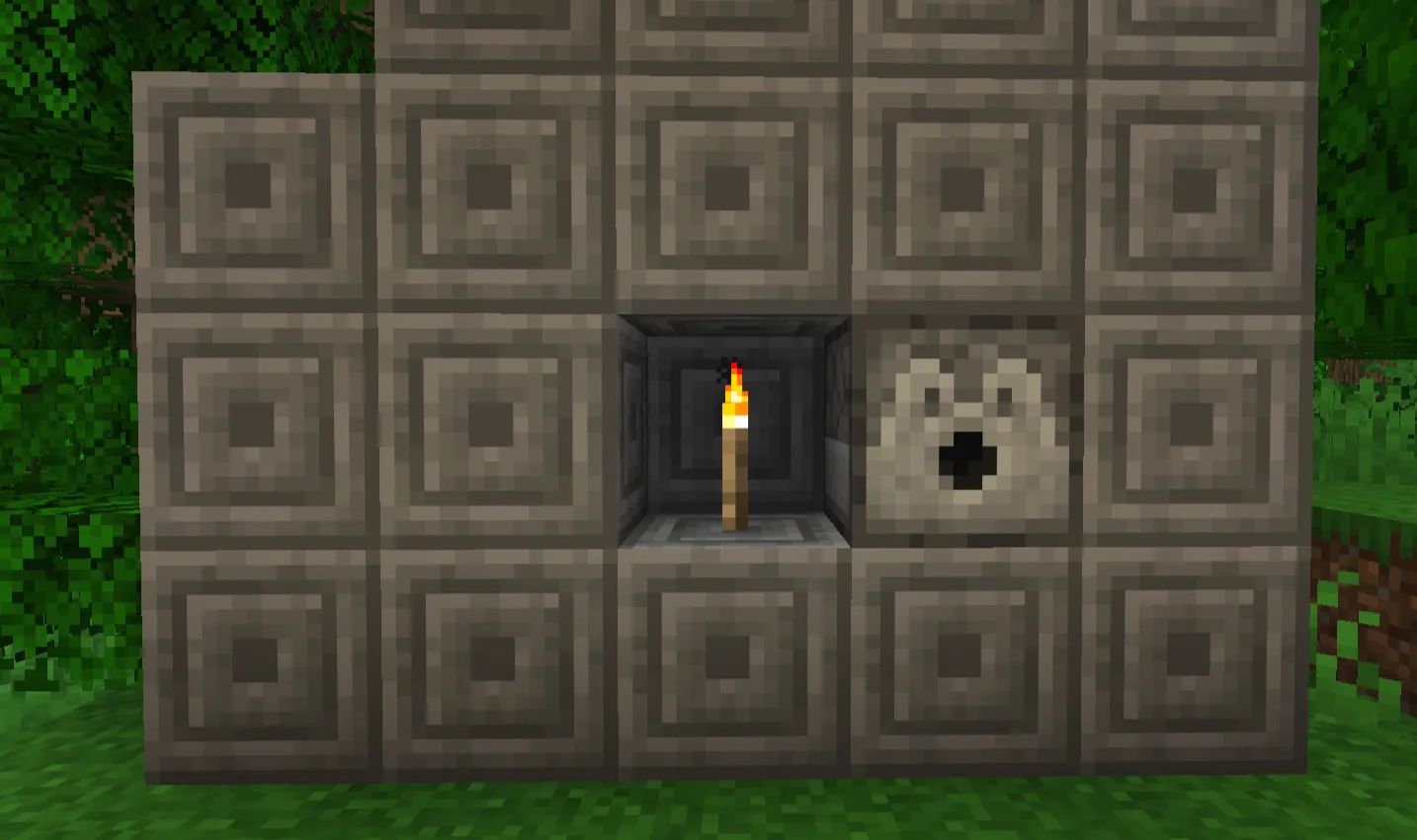  Hidden dispenser mechanism behind the Jungle Temple trap
