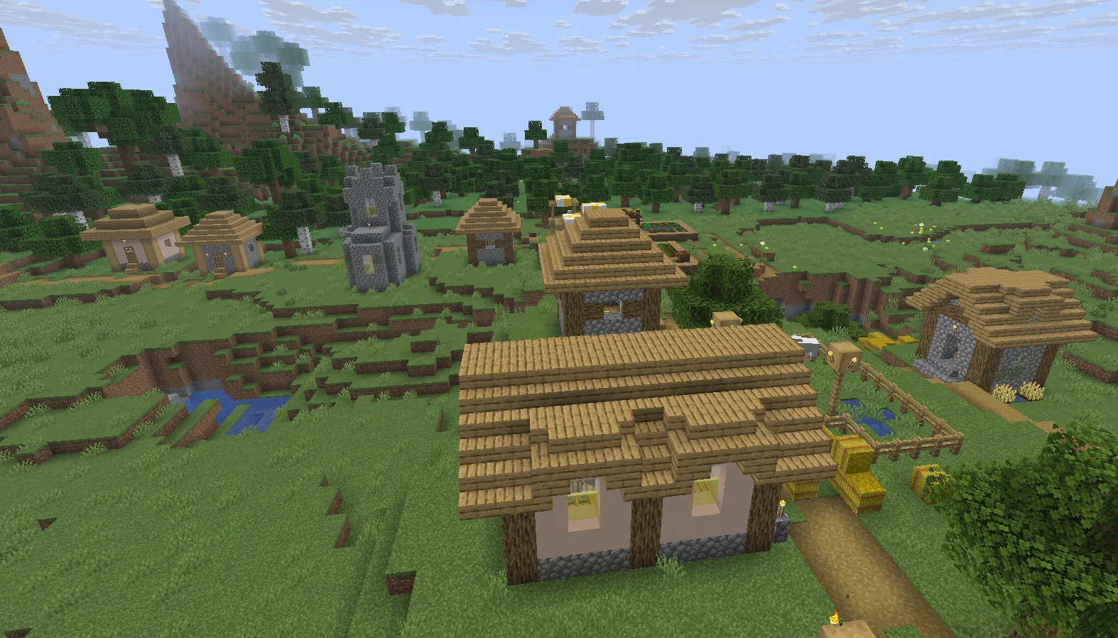  Minecraft Cartographer villager selling an explorer map