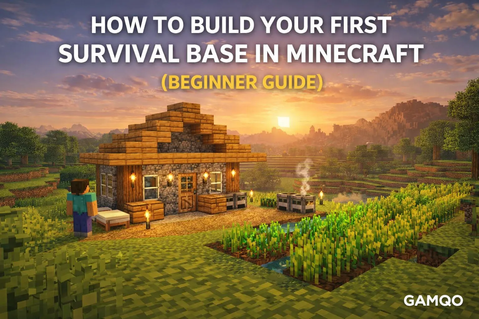 How to Build Your First Survival Base in Minecraft (Beginner Guide)