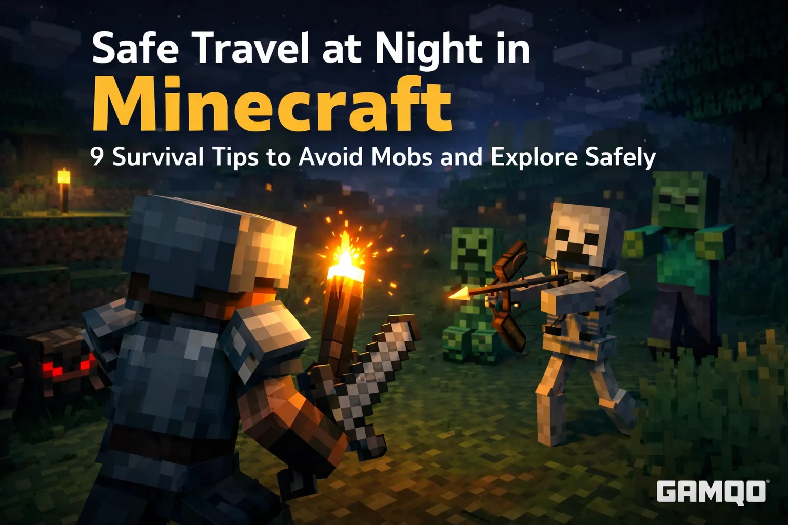 Safe Travel at Night in Minecraft: 9 Tips to Avoid Mobs