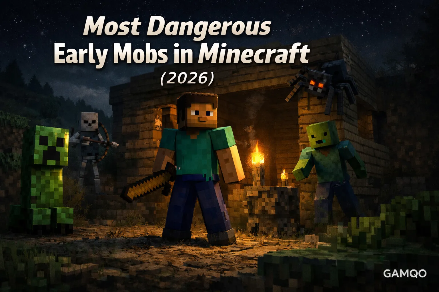 Most Dangerous Early Mobs in Minecraft: Survival Guide