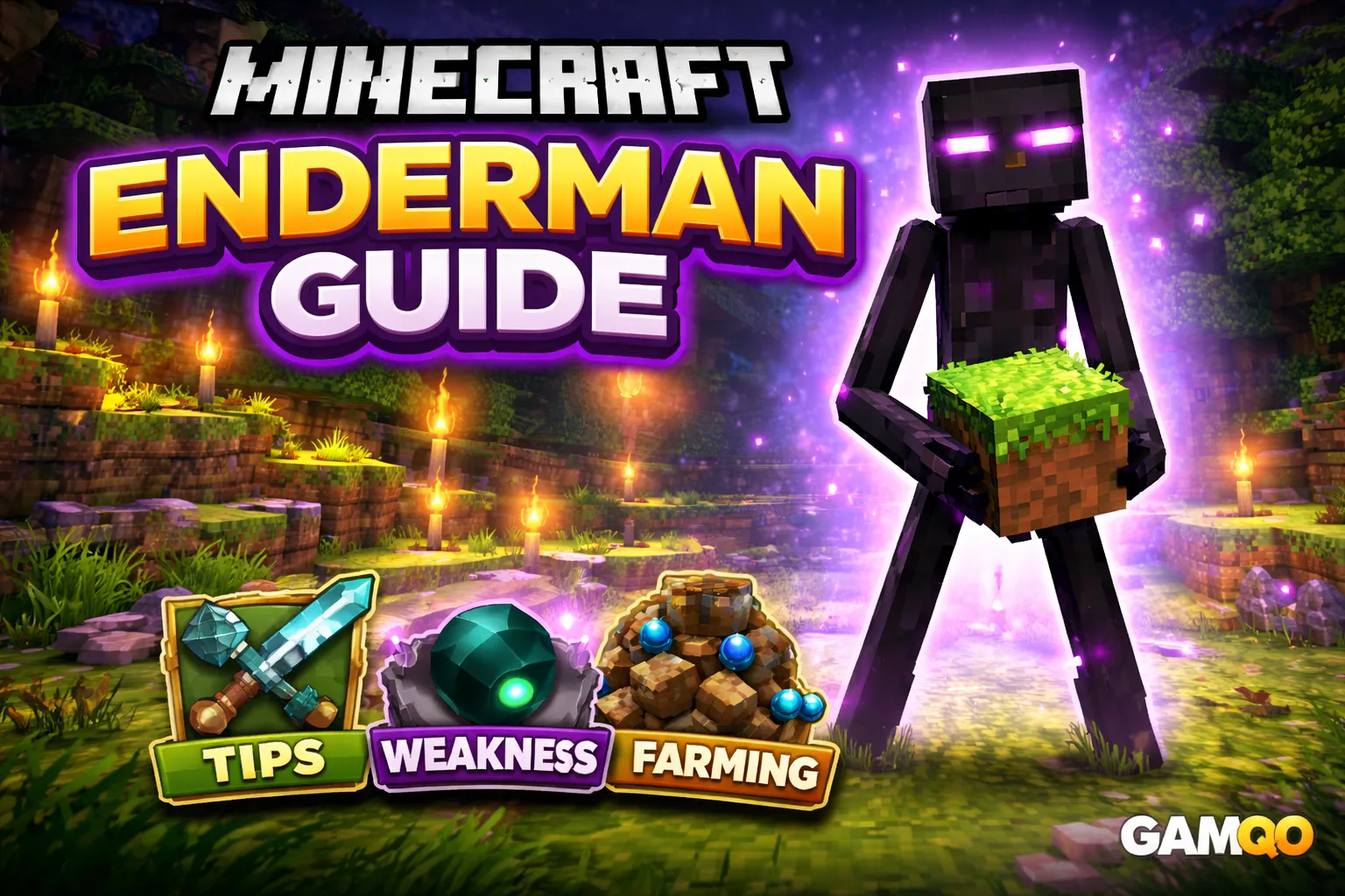 Minecraft Enderman Guide: Tips, Weakness & Farming