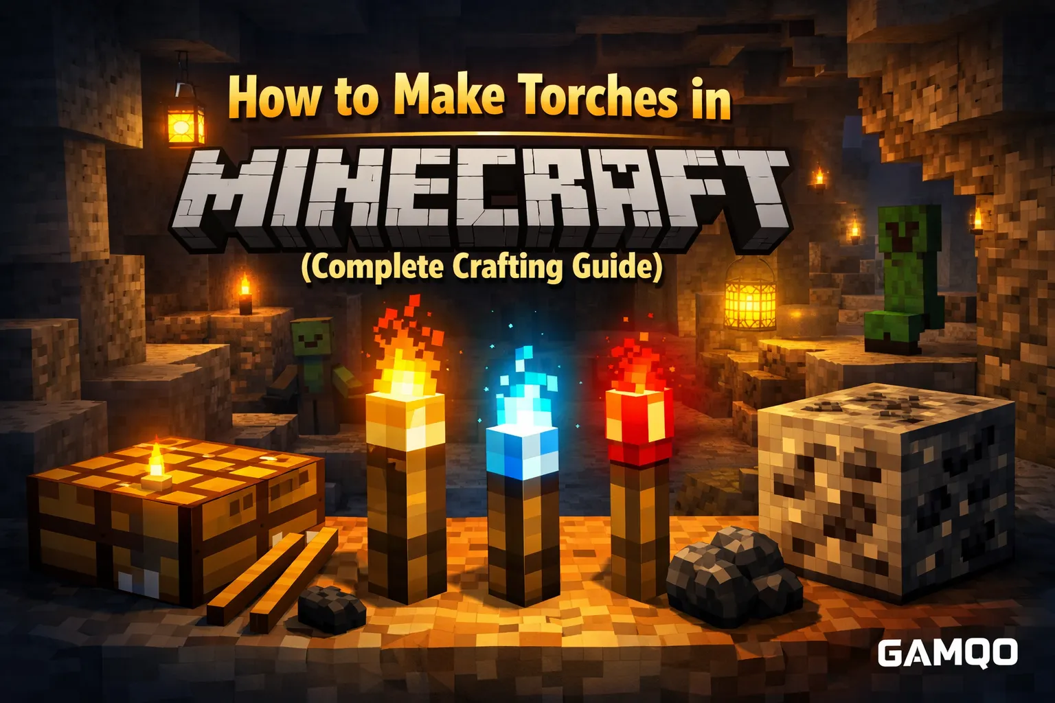 How to Make Torches in Minecraft (Complete Crafting Guide)