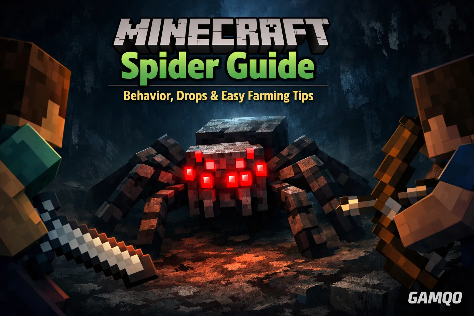 Minecraft Spider Guide: Behavior, Drops & Easy Farming Tips