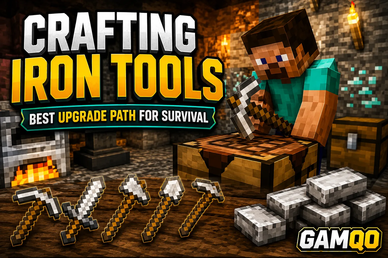 Crafting Iron Tools in Minecraft: Best Order & Tips