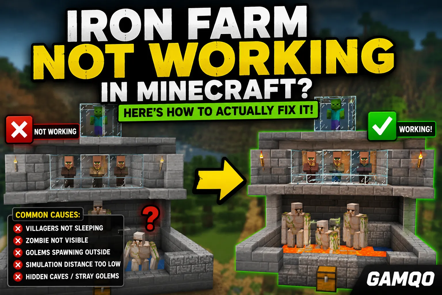 Iron Farm Not Working in Minecraft? Easy Fix Guide