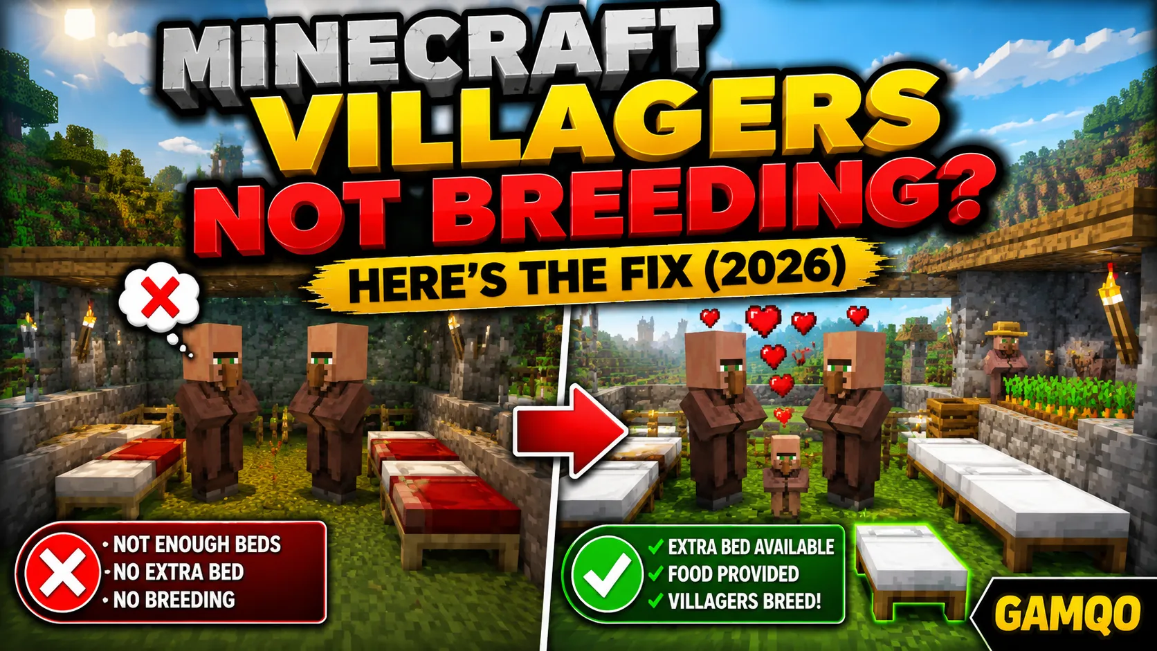 Minecraft Villagers Not Breeding? Here's the Fix (2026) 