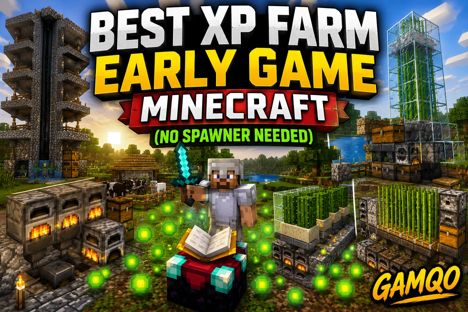 Best Early Game XP Farm Minecraft – No Spawner