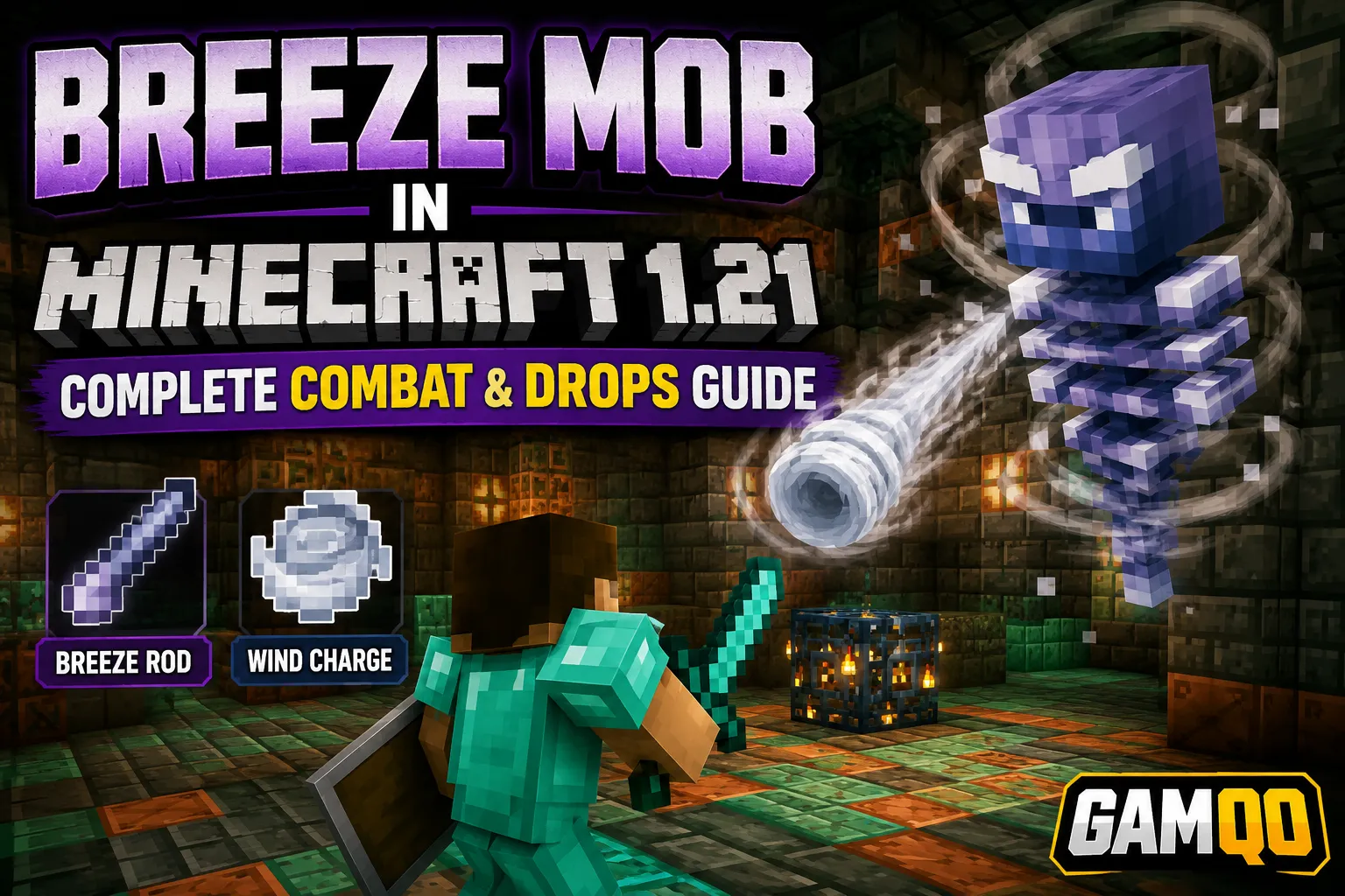 Breeze Mob in Minecraft 1.26: Complete Combat & Drops Guide