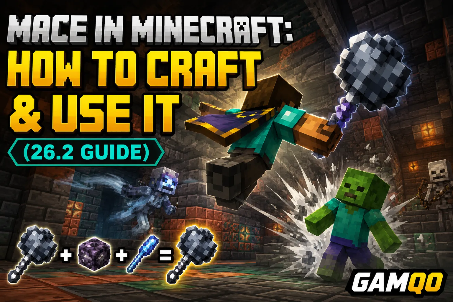 Mace in Minecraft: How to Craft & Use It (26.2 Guide)