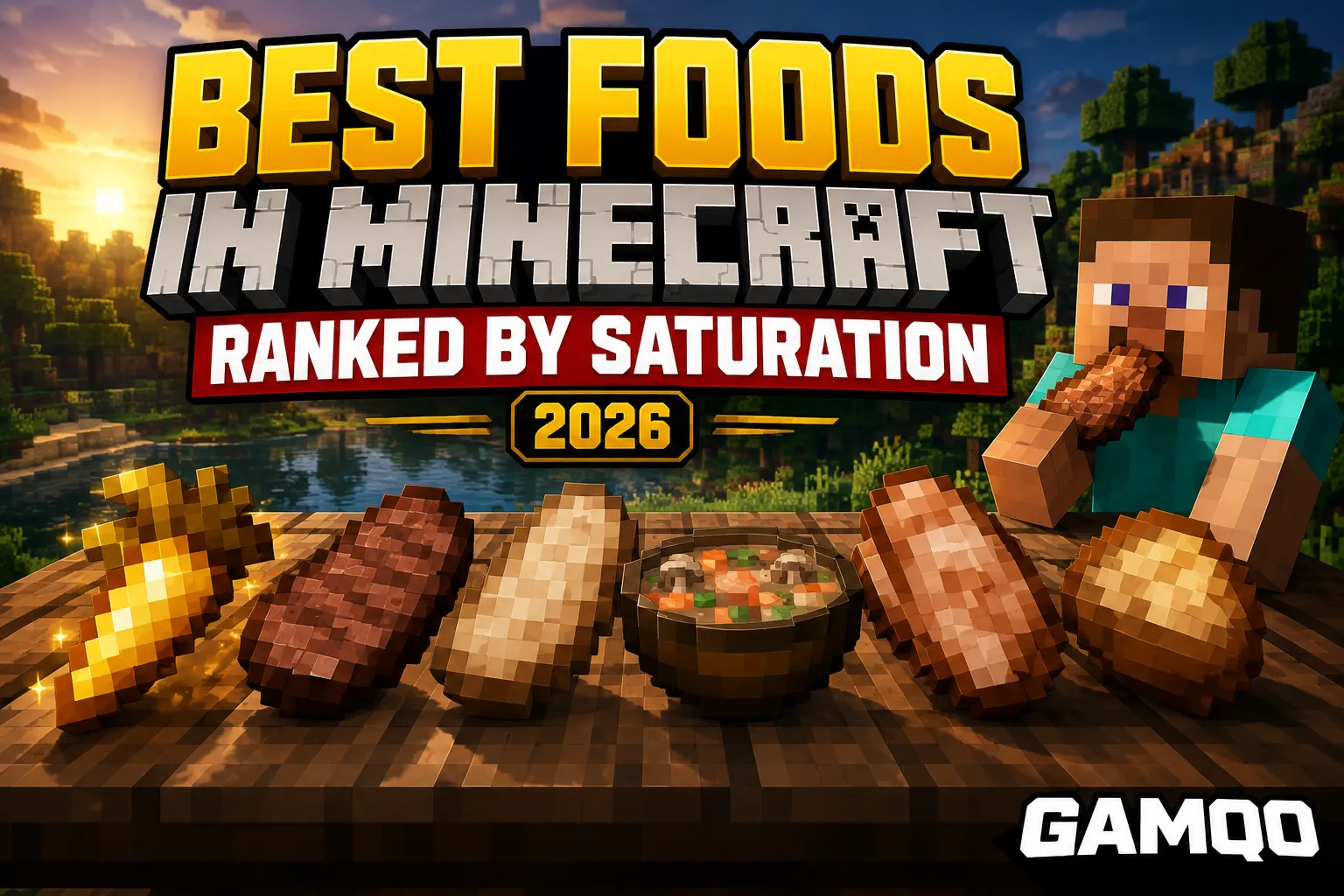 Best Foods in Minecraft Ranked by Saturation (2026)