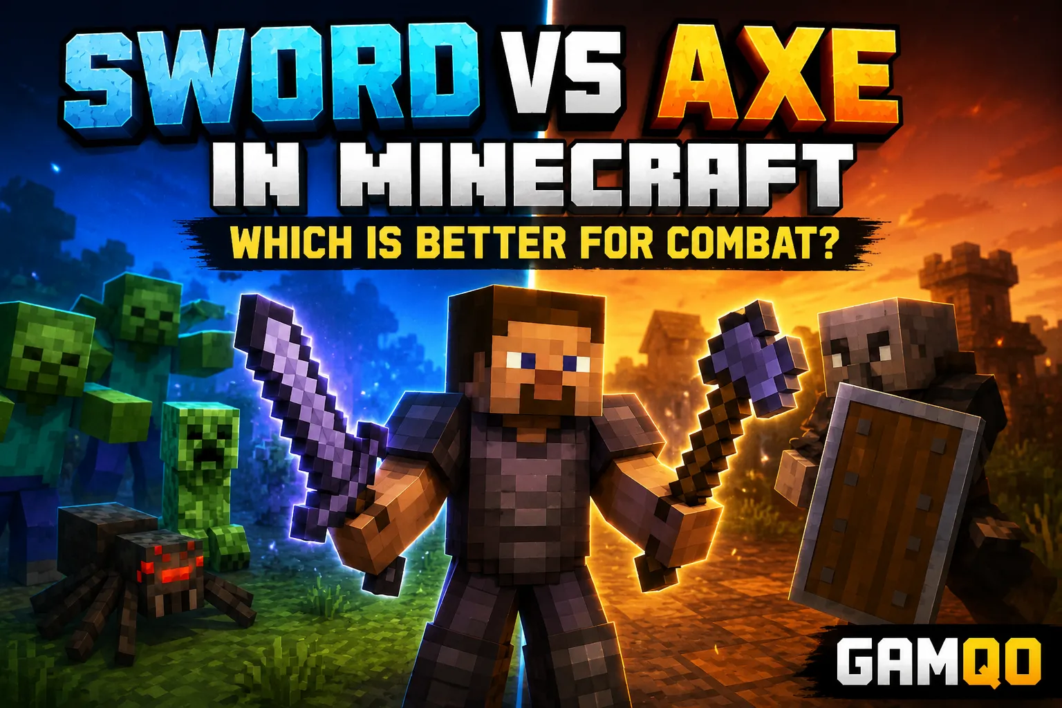 Sword vs Axe in Minecraft: Which Wins Combat?