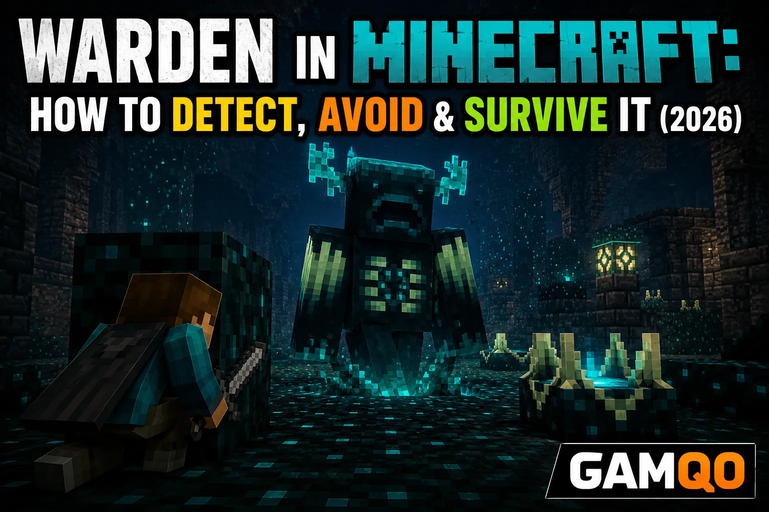 Warden in Minecraft: How to Detect, Avoid & Survive It