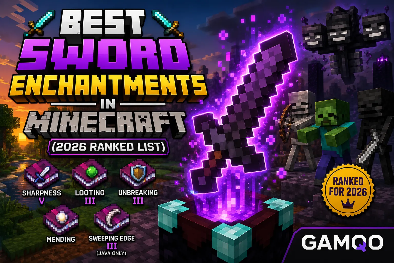 Best Sword Enchantments in Minecraft (2026)