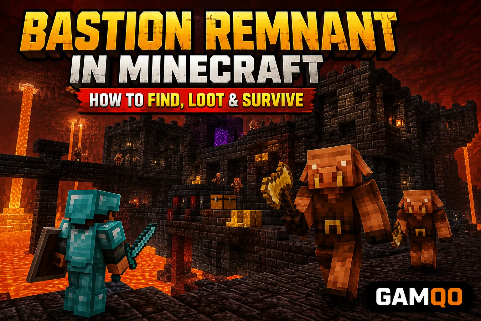 Bastion Remnant in Minecraft: How to Find, Loot & Survive